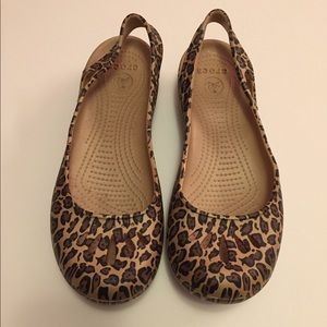 Woman’s Animal Print Crocs
